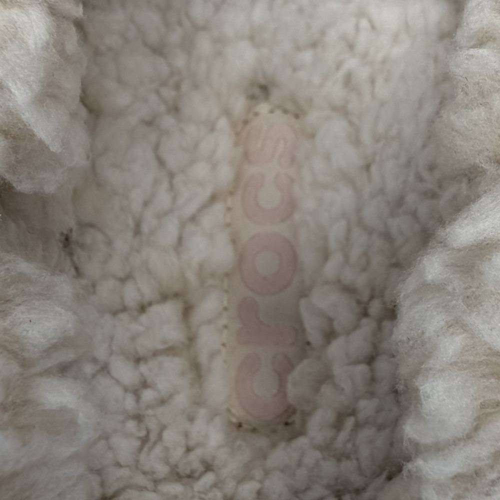 Croc's Classic Fleece Lining Pumice Beige Clog Women's Size 8/ Men's‎ Size 6 NEW - Picture 10 of 10